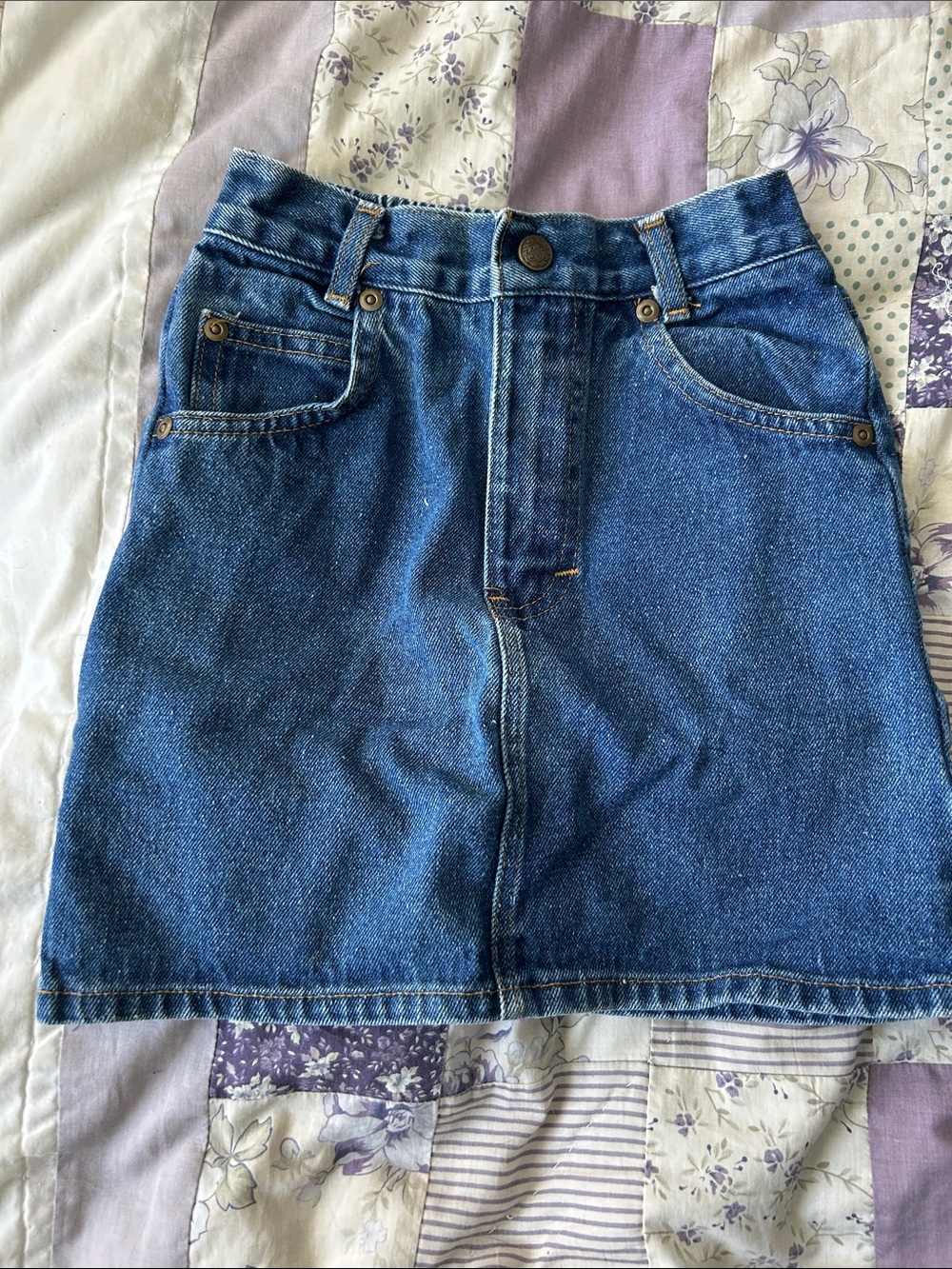 Denim skirt